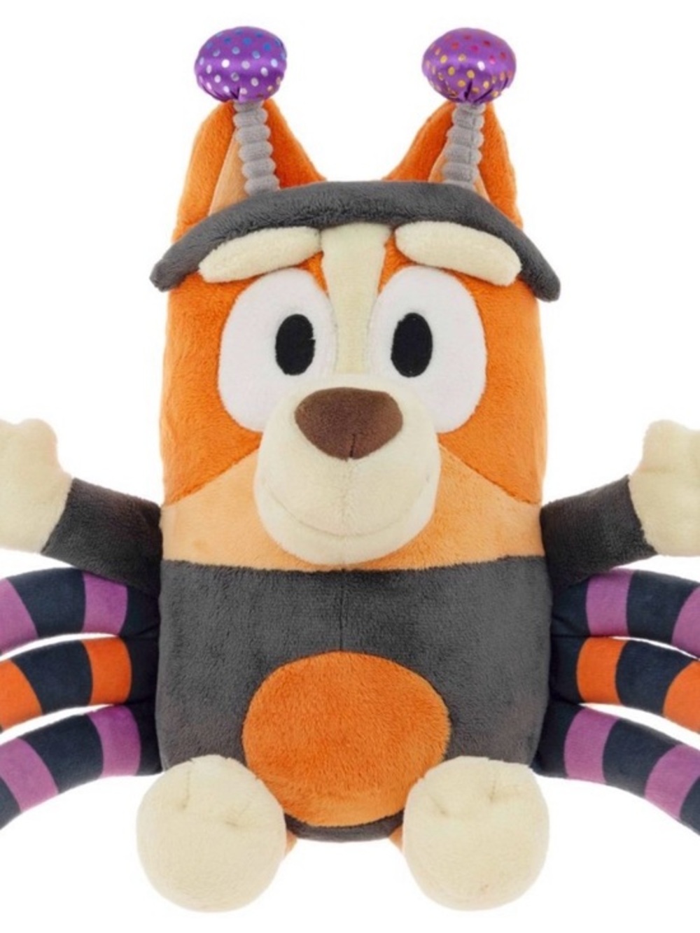 12" Bingo Halloween Spider Plush: Animal Adventure Character Stuffed Toy, Bluey